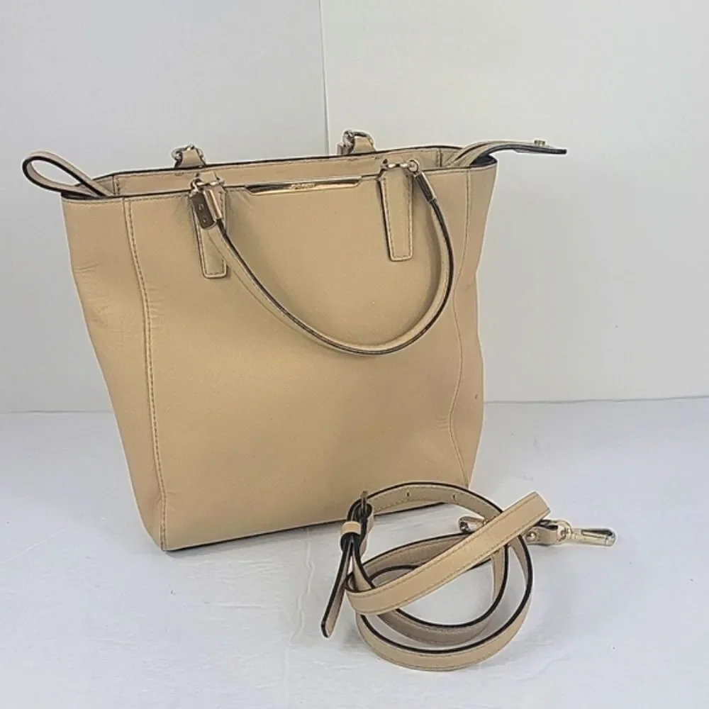 Coach Madison Saffiano Leather Mini North/South Tote